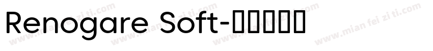 Renogare Soft字体转换
